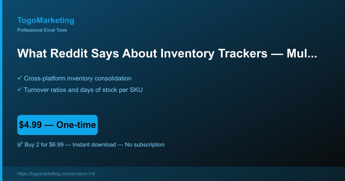 Multi-Platform Inventory Turnover Tracker preview